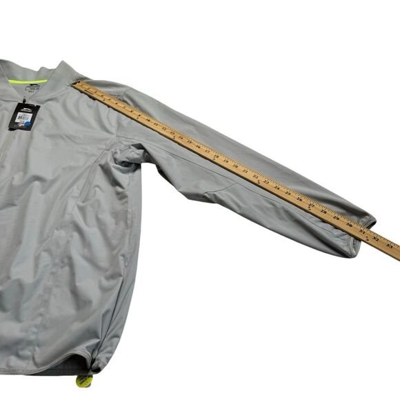 Slazenger Golf Men’s Tech Bomber Jacket Grey Hi Rise 1/2 Zip Sz XXL NWT - Picture 9 of 14